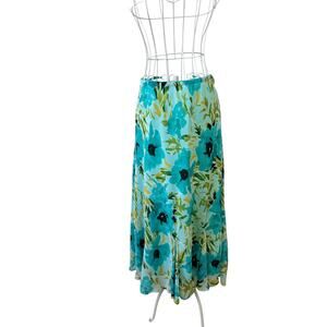 Y2K Vintage Floral Skirt - East 5th - Size Large